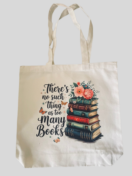 “There’s no such thing as too many books”